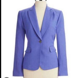 TAHARI ARTHUR S LEVINE WOMEN'S PURPLE LINEN BLAZER SIZE 12